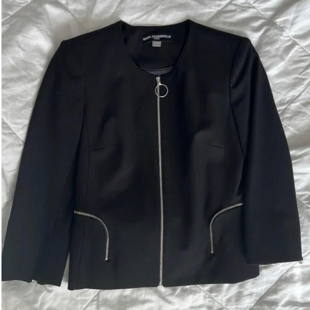 Karl Lagerfeld Mid Length Sleeve Jacket Size 2